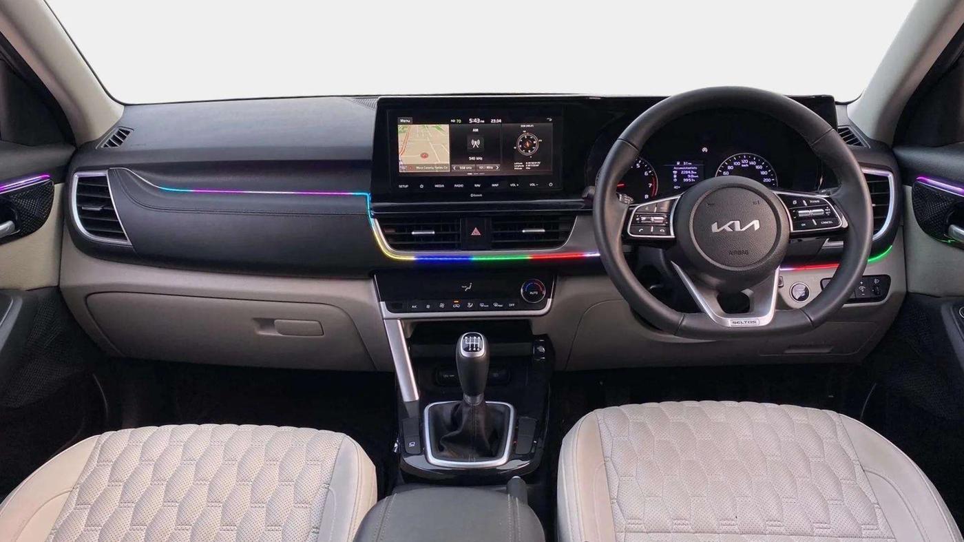 2023 KIA SELTOS HTX PETROL 1.5, Petrol, Manual, 5,718 km, Dashboard