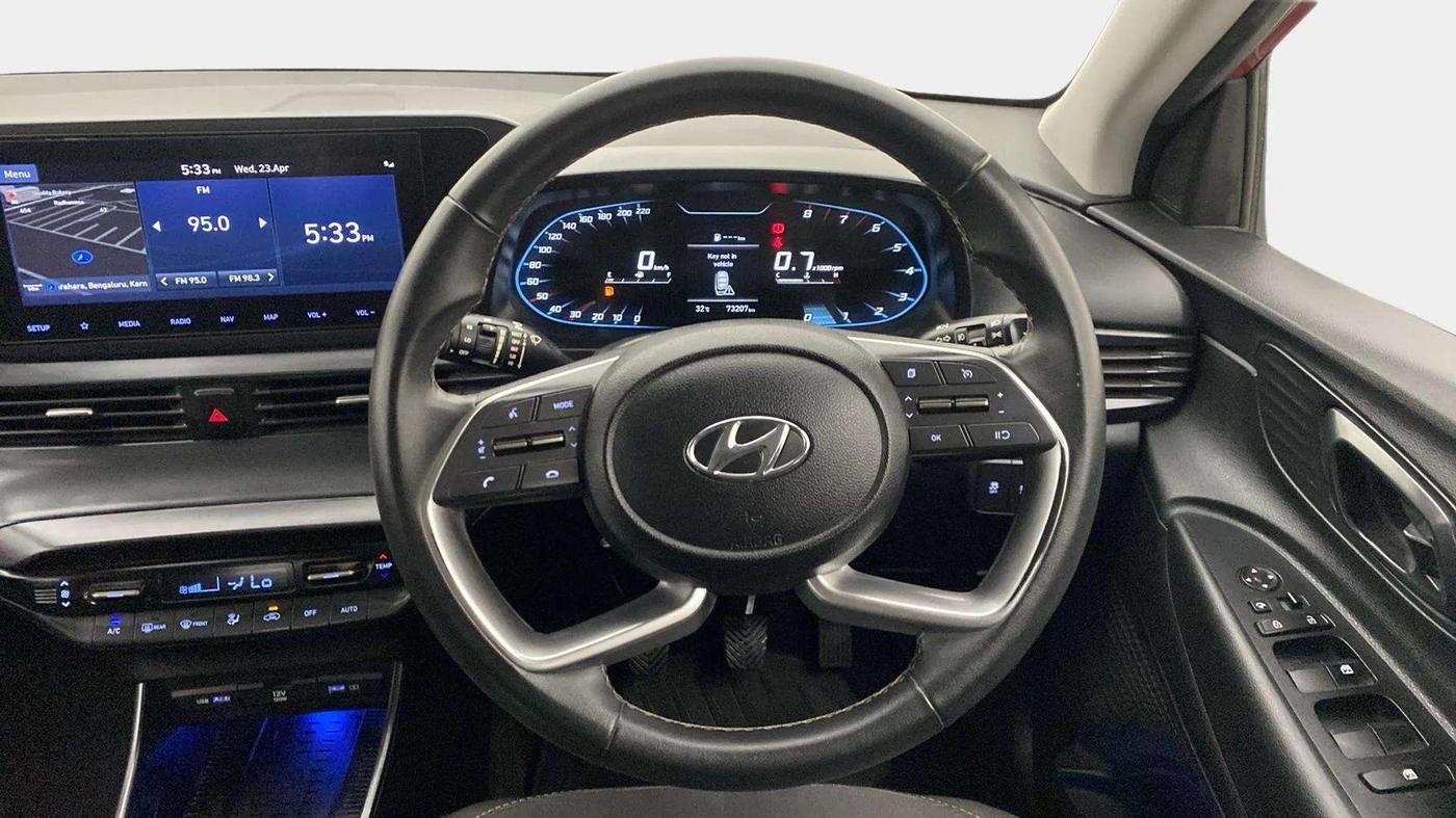 2021 Hyundai NEW I20 ASTA (O) 1.2 MT, Petrol, Manual, 73,260 km, Steering Wheel Close Up