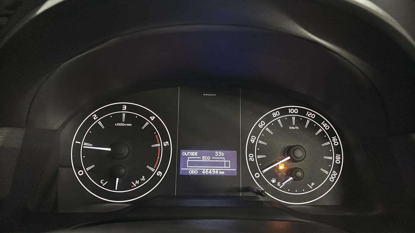 2022 Toyota Innova Crysta 2.4 G 8 STR, Diesel, Manual, 46,495 km, Odometer Image