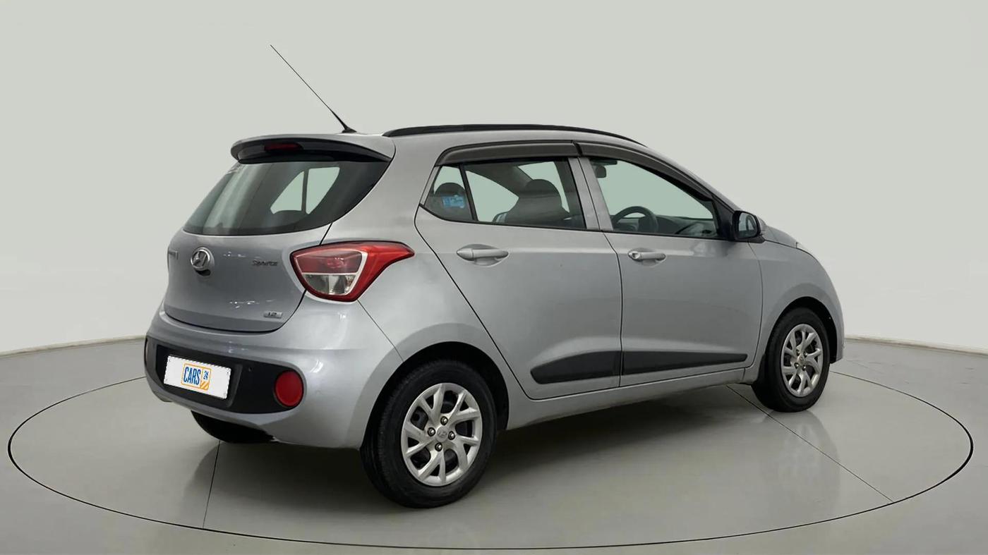 2019 Hyundai Grand i10 SPORTZ 1.2 KAPPA VTVT, Petrol, Manual, 58,584 km, Right Back Diagonal