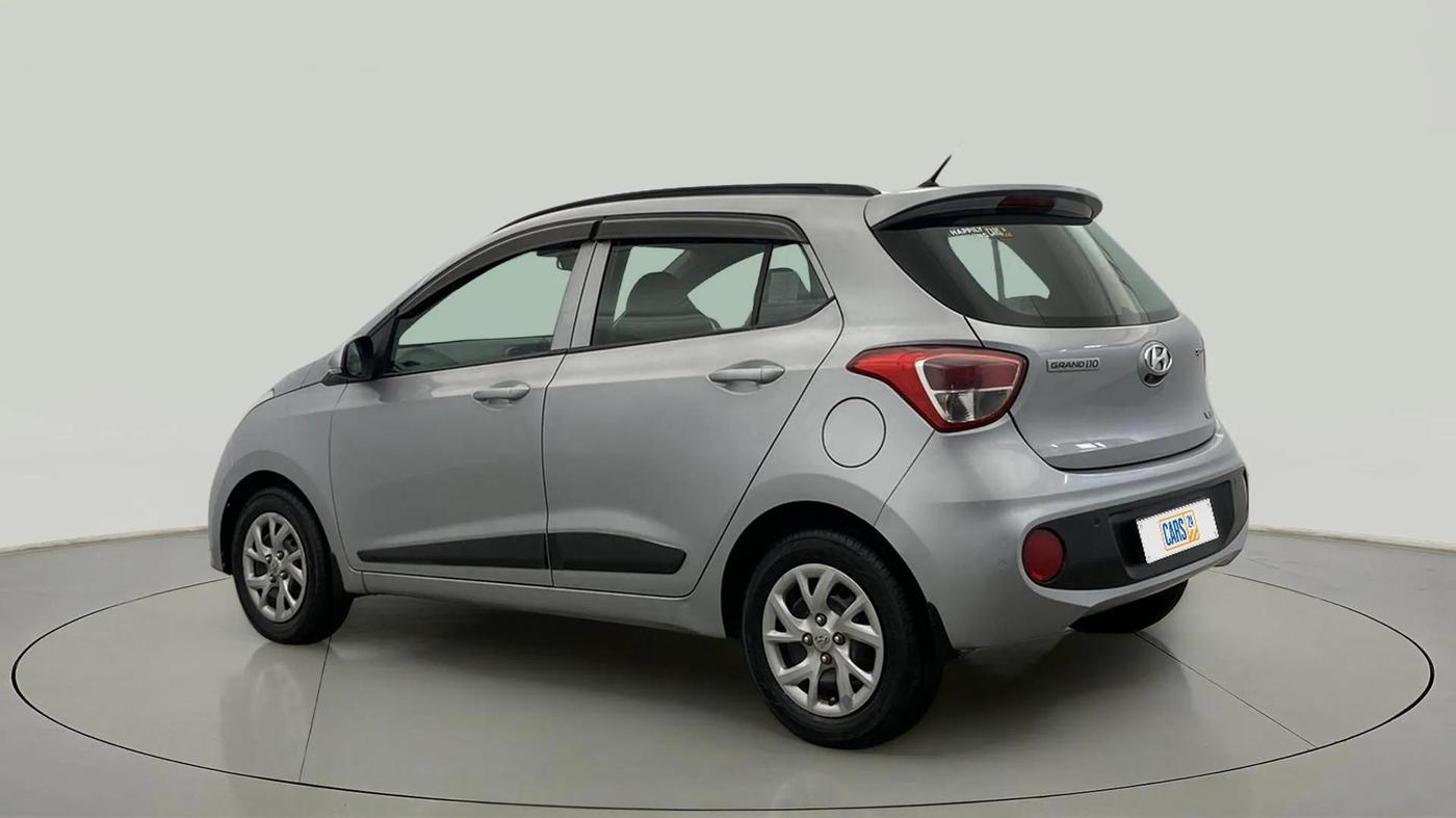 2019 Hyundai Grand i10 SPORTZ 1.2 KAPPA VTVT, Petrol, Manual, 58,584 km, Left Back Diagonal