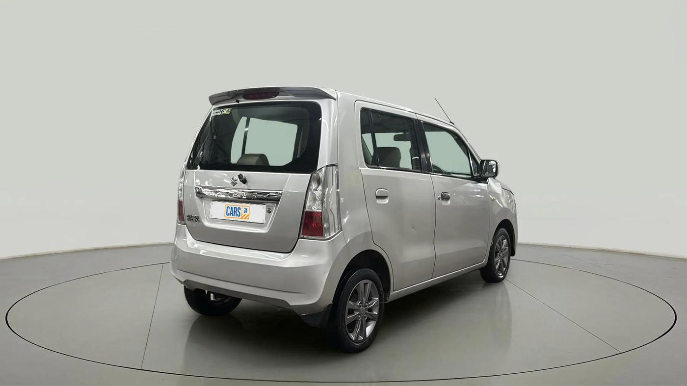 2017 Maruti Wagon R 1.0 VXI + (O) AMT, Petrol, Automatic, 21,205 km, Right Back Diagonal