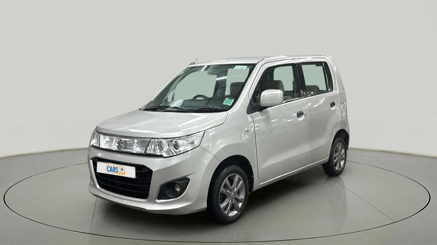 2017 Maruti Wagon R 1.0 VXI + (O) AMT, Petrol, Automatic, 21,205 km, Left Front Diagonal
