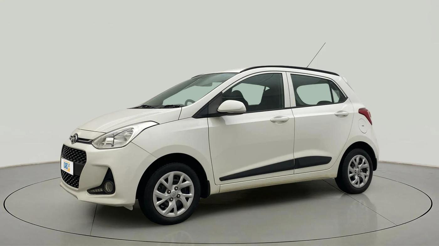 2017 Hyundai Grand i10 SPORTZ (O) 1.2 KAPPA VTVT, Petrol, Manual, 16,742 km, Left Front Diagonal