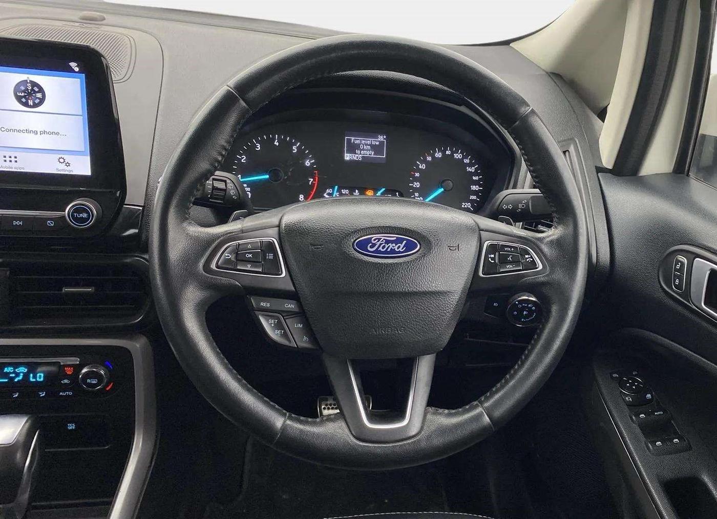 2018 Ford Ecosport TITANIUM + 1.5L PETROL AT, Petrol, Automatic, 73,562 km, Steering Wheel Close Up