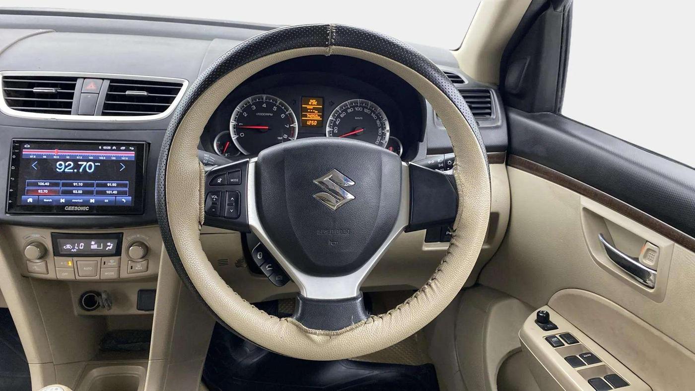 2016 Maruti Swift Dzire ZXI, Petrol, Manual, 74,069 km, Steering Wheel Close Up