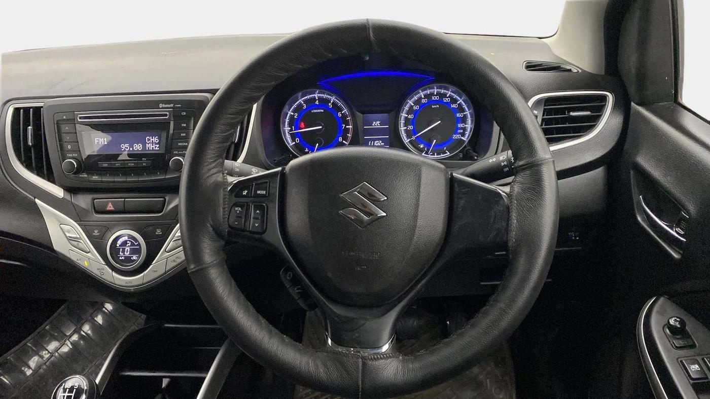 2018 Maruti Baleno DELTA PETROL 1.2, Petrol, Manual, 11,100 km, Steering Wheel Close Up