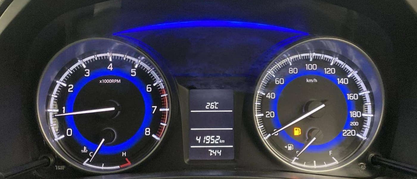 2016 Maruti Baleno DELTA PETROL 1.2, Petrol, Manual, 41,930 km, Odometer Image