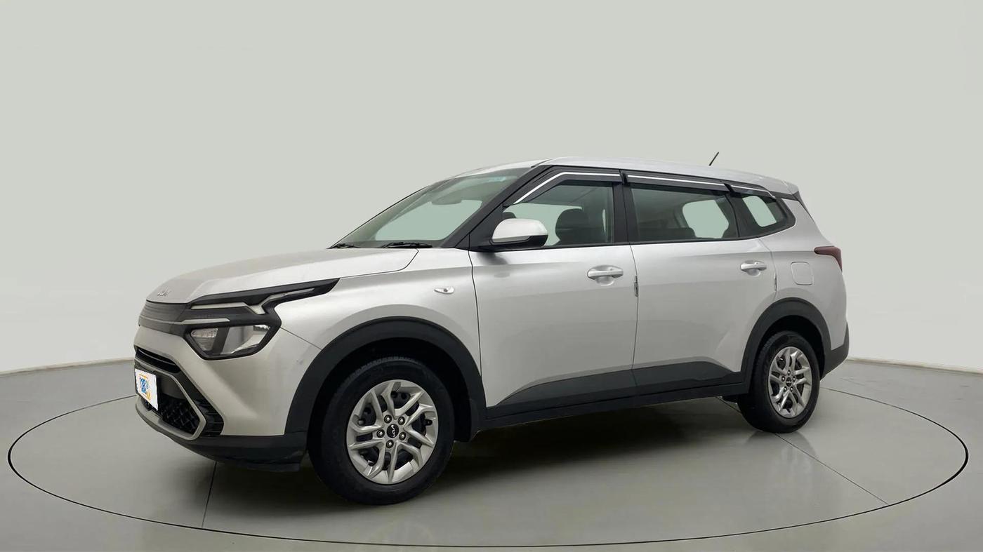 2023 KIA CARENS  PREMIUM 1.5 TURBO PETROL IMT 7 STR, Petrol, Manual, 7,942 km, Left Front Diagonal