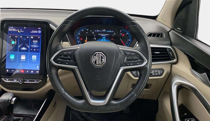 2021 MG HECTOR SHARP 1.5 DCT PETROL, Petrol, Automatic, 42,373 km, Steering Wheel Close Up