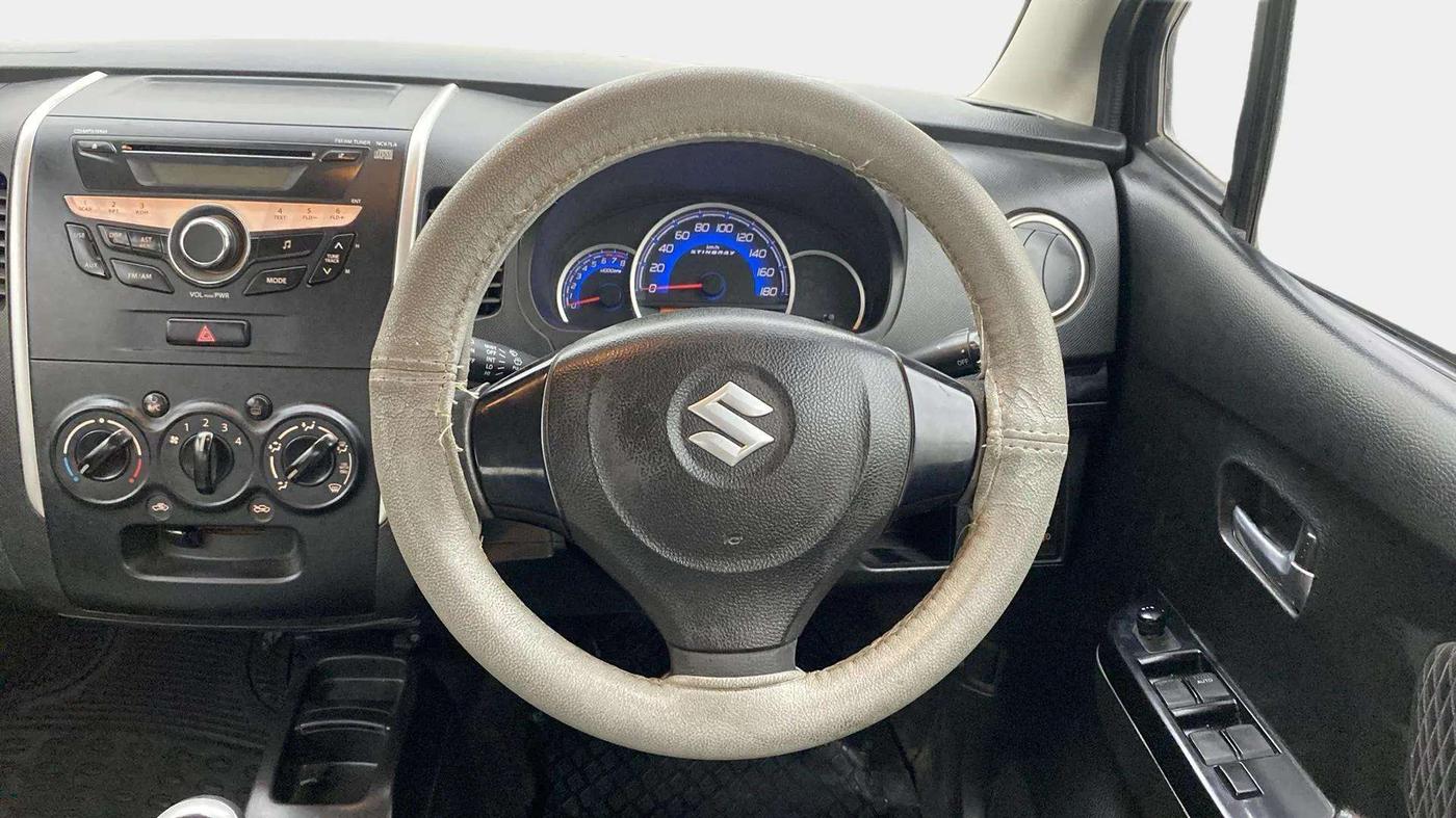 2013 Maruti Wagon R Stingray VXI, Petrol, Manual, 69,493 km, Steering Wheel Close Up