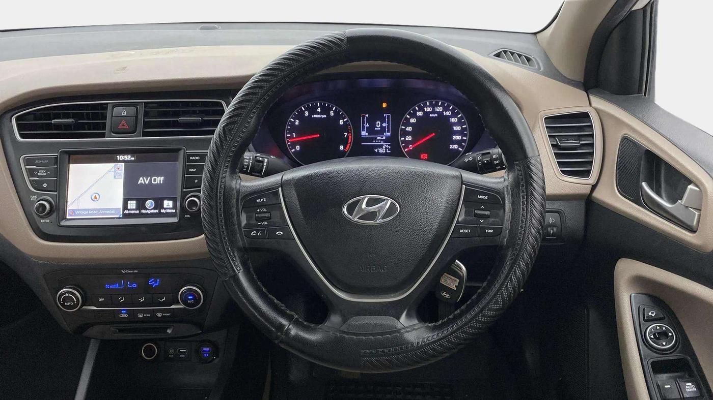2018 Hyundai Elite i20 ASTA 1.2, Petrol, Manual, 47,673 km, Steering Wheel Close Up