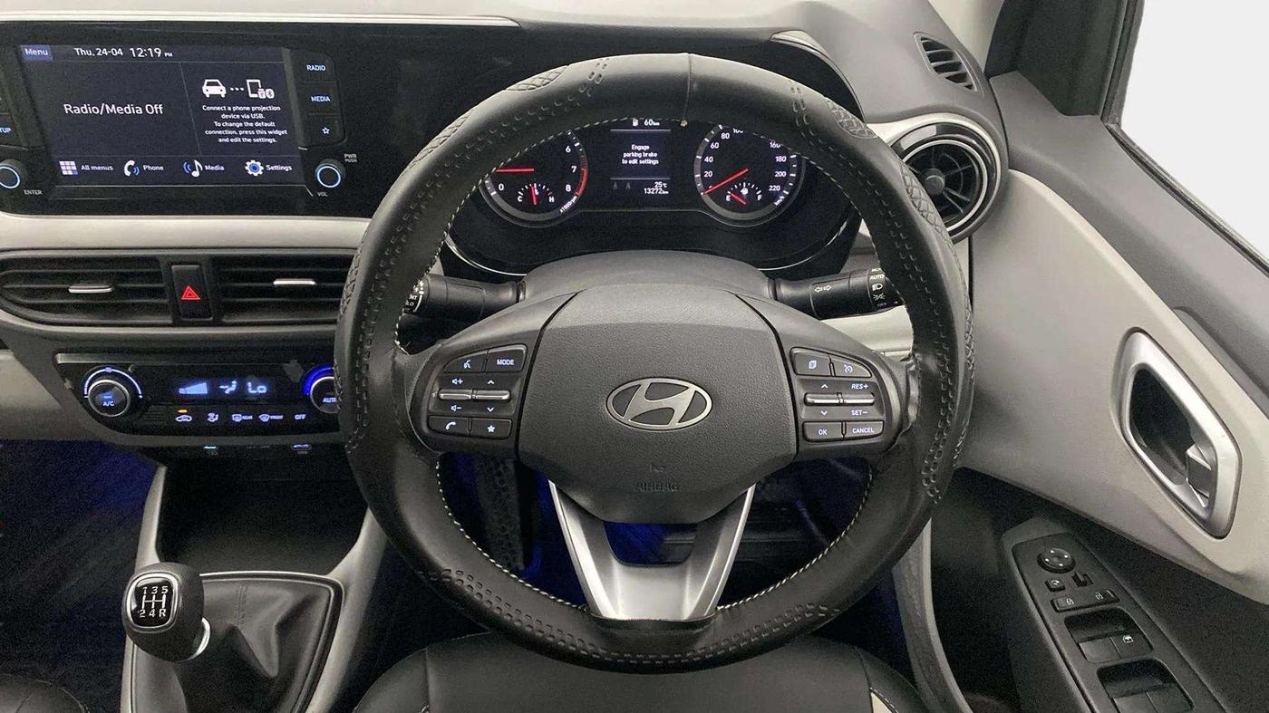 2023 Hyundai GRAND I10 NIOS SPORTZ 1.2 KAPPA VTVT, Petrol, Manual, 13,443 km, Steering Wheel Close Up