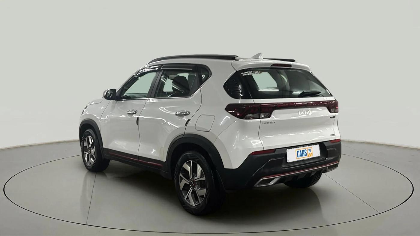 2023 KIA SONET GTX PLUS 1.0 DCT, Petrol, Automatic, 7,619 km, Left Back Diagonal