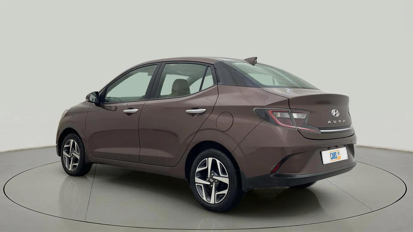 2020 Hyundai AURA SX 1.2 (O), Petrol, Manual, 19,666 km, Left Back Diagonal