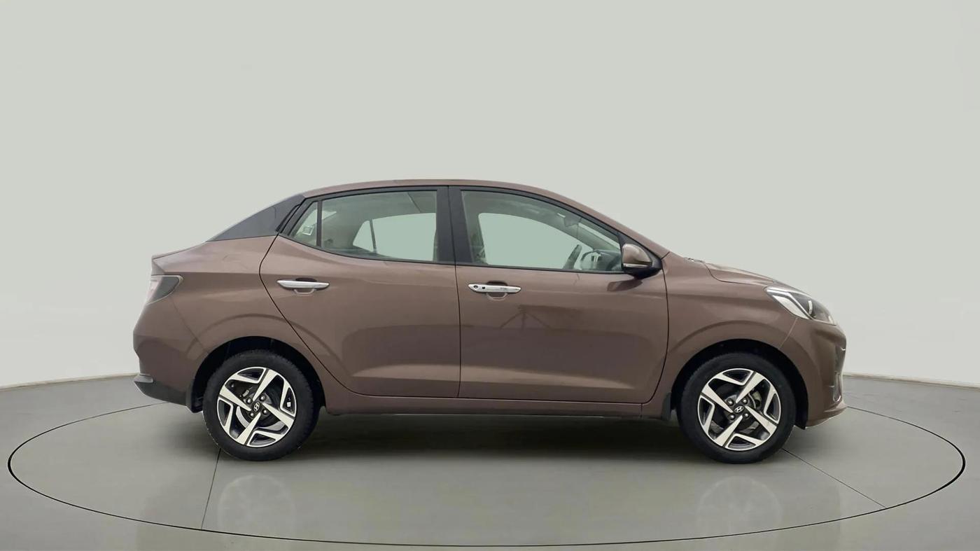 2020 Hyundai AURA SX 1.2 (O), Petrol, Manual, 19,666 km, Right Side View