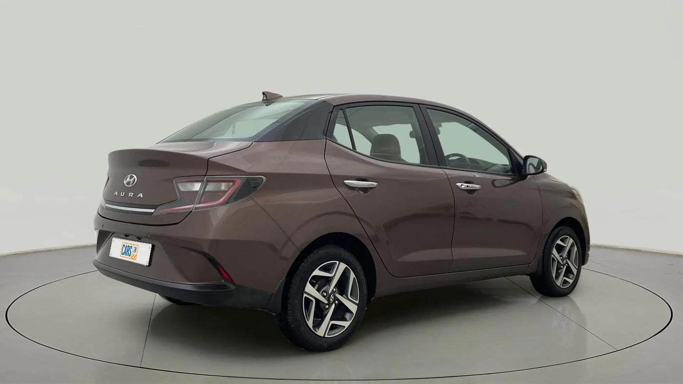 2020 Hyundai AURA SX 1.2 (O), Petrol, Manual, 19,666 km, Right Back Diagonal