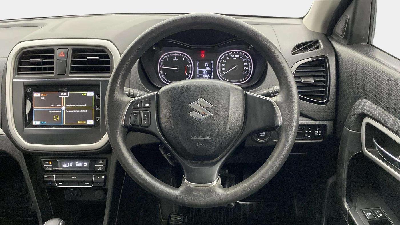 2019 Maruti Vitara Brezza ZDI PLUS AMT, Diesel, Automatic, 79,631 km, Steering Wheel Close Up