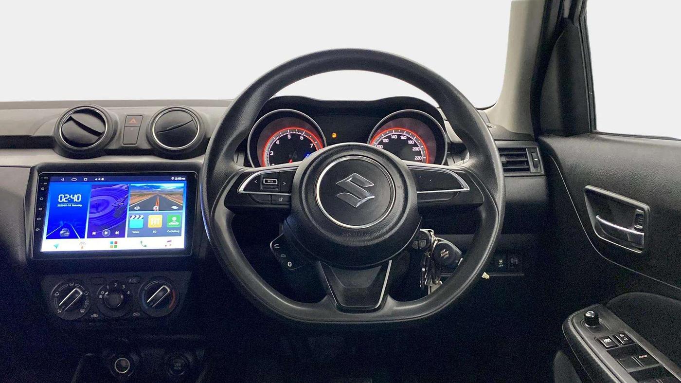 2021 Maruti Swift VXI AMT, Petrol, Automatic, 33,336 km, Steering Wheel Close Up