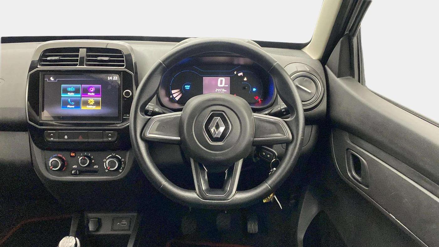 2022 Renault Kwid RXT 1.0 (O), Petrol, Manual, 24,532 km, Steering Wheel Close Up