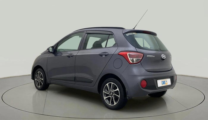 2017 Hyundai Grand i10 SPORTZ (O) AT 1.2 KAPPA VTVT, Petrol, Automatic, 87,677 km, Left Back Diagonal