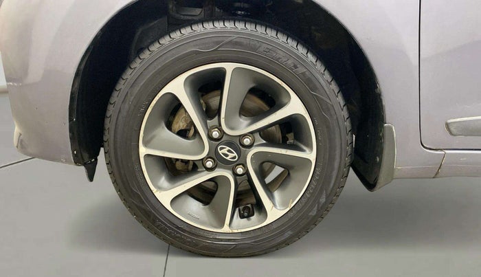 2017 Hyundai Grand i10 SPORTZ (O) AT 1.2 KAPPA VTVT, Petrol, Automatic, 87,677 km, Left Front Wheel