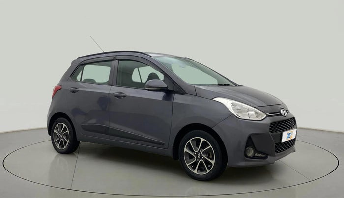 2017 Hyundai Grand i10 SPORTZ (O) AT 1.2 KAPPA VTVT, Petrol, Automatic, 87,677 km, Right Front Diagonal