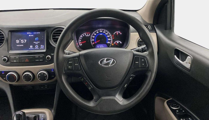 2017 Hyundai Grand i10 SPORTZ (O) AT 1.2 KAPPA VTVT, Petrol, Automatic, 87,677 km, Steering Wheel Close Up