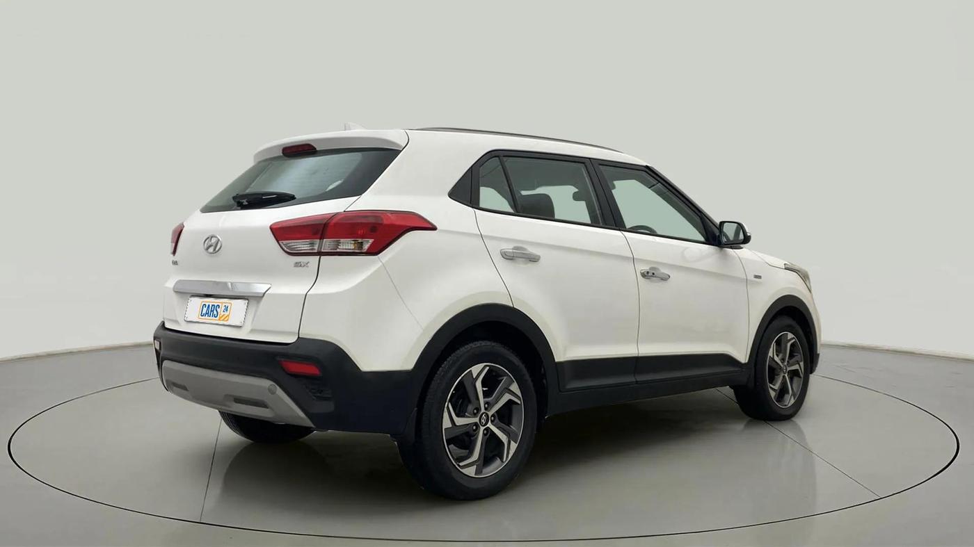 2018 Hyundai Creta SX AT 1.6 DIESEL, Diesel, Automatic, 56,803 km, Right Back Diagonal