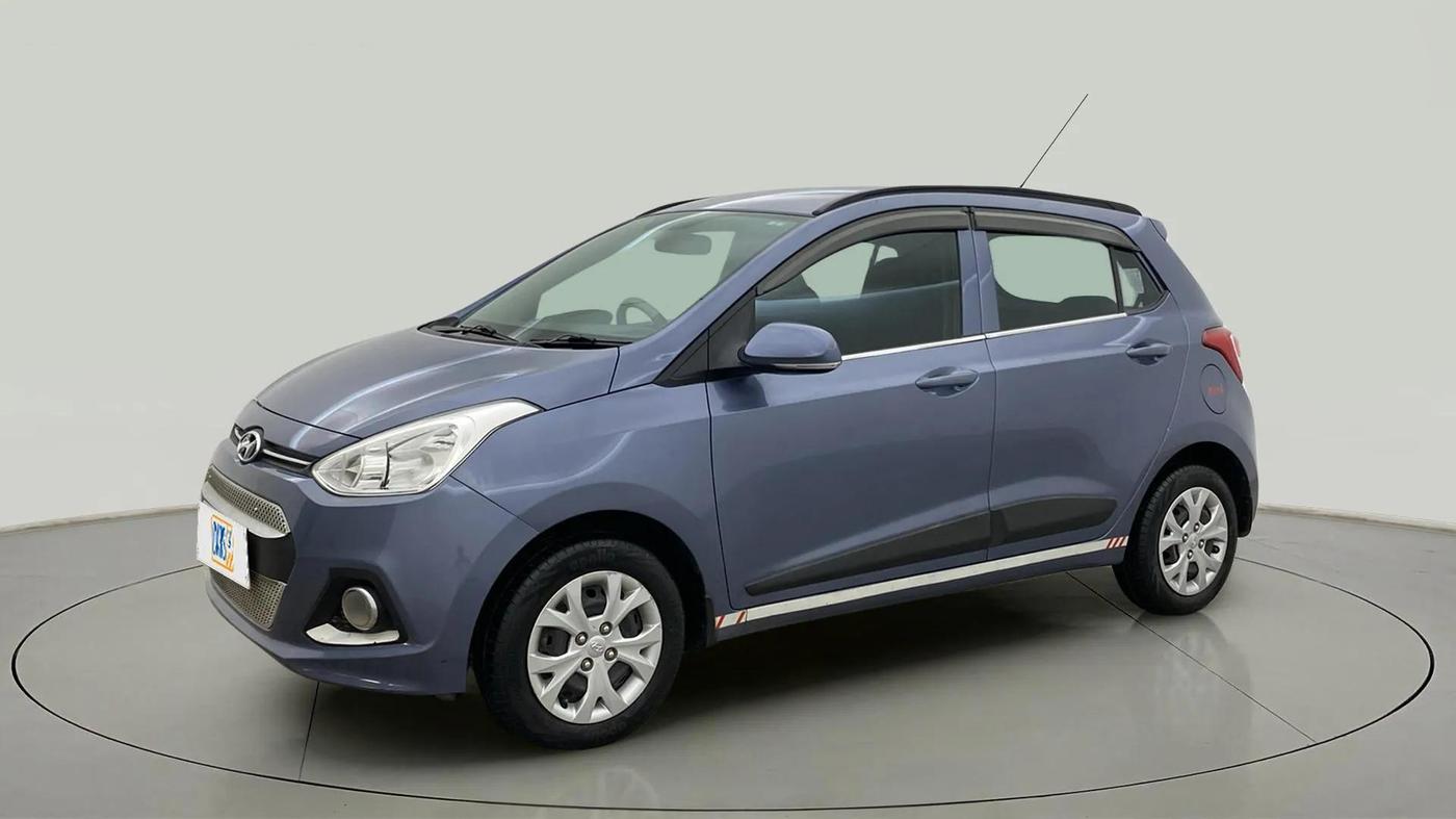 2016 Hyundai Grand i10 SPORTZ 1.2 KAPPA VTVT, Petrol, Manual, 28,379 km, Left Front Diagonal