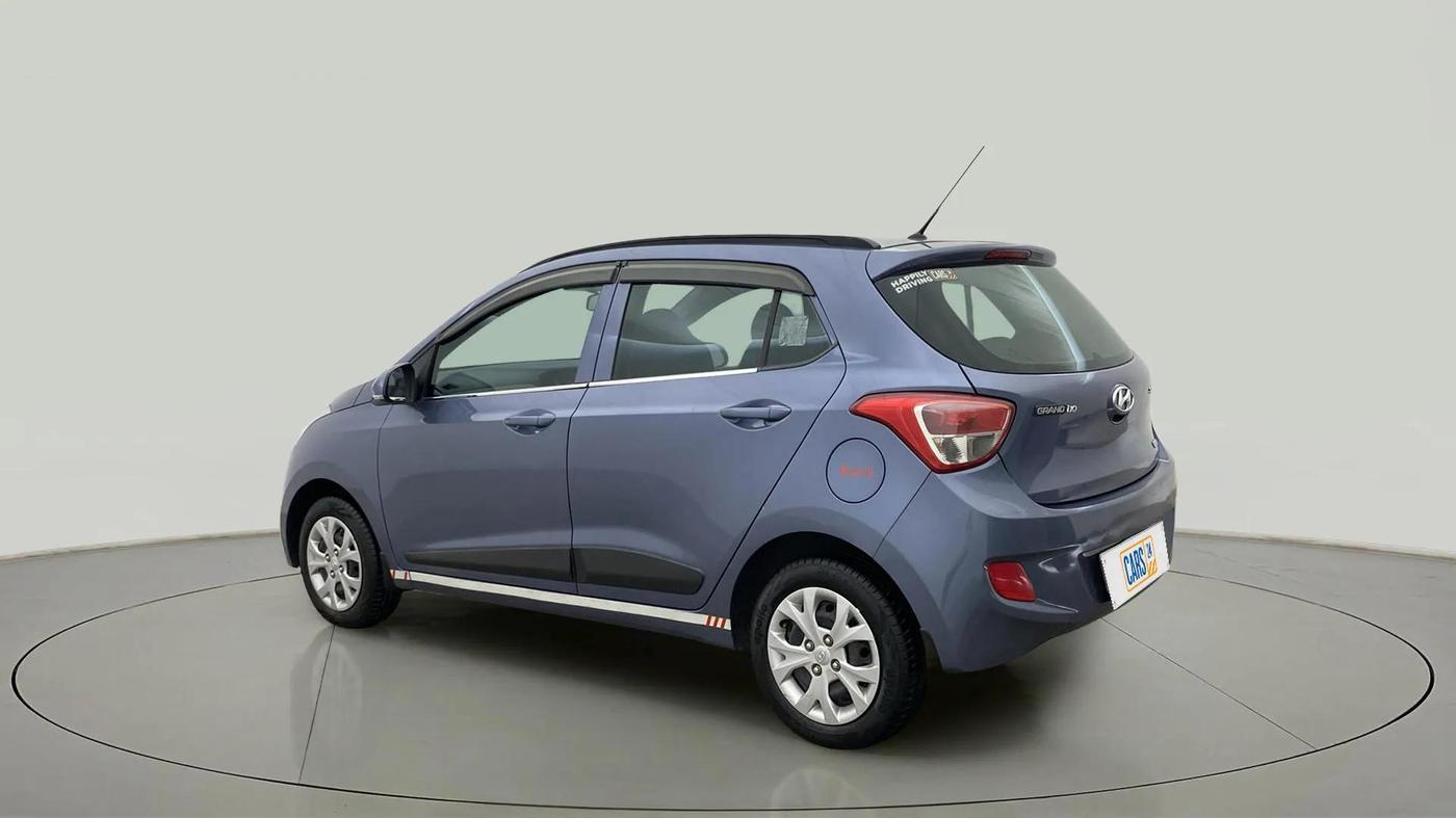 2016 Hyundai Grand i10 SPORTZ 1.2 KAPPA VTVT, Petrol, Manual, 28,379 km, Left Back Diagonal
