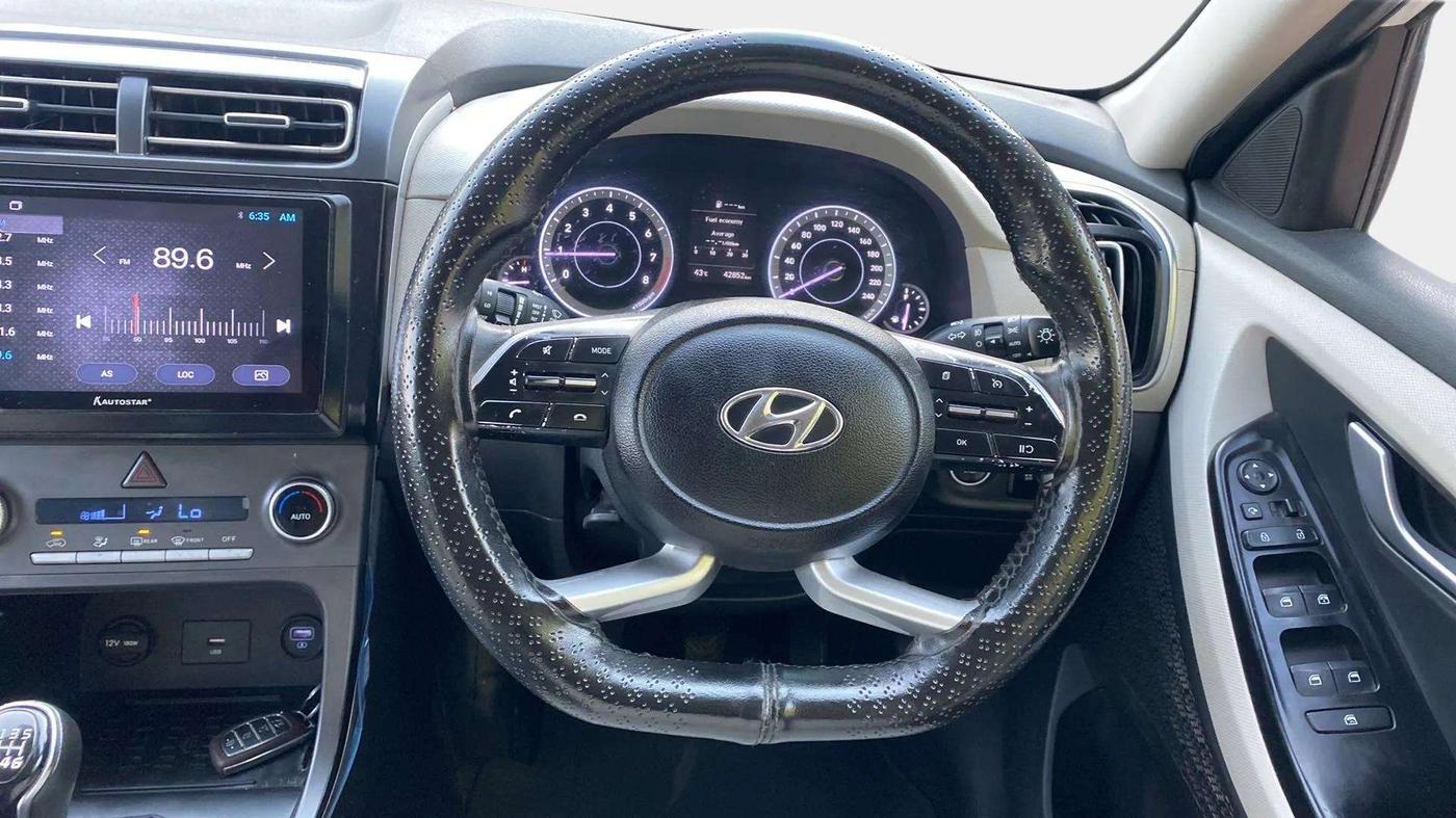 2023 Hyundai Creta SX EXECUTIVE 1.5 PETROL, Petrol, Manual, 42,966 km, Steering Wheel Close Up