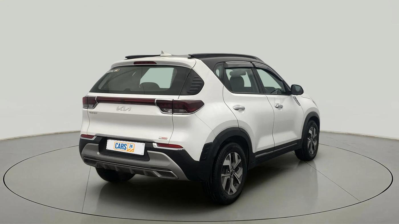 2022 KIA SONET HTX 1.0 IMT, Petrol, Manual, 55,601 km, Right Back Diagonal