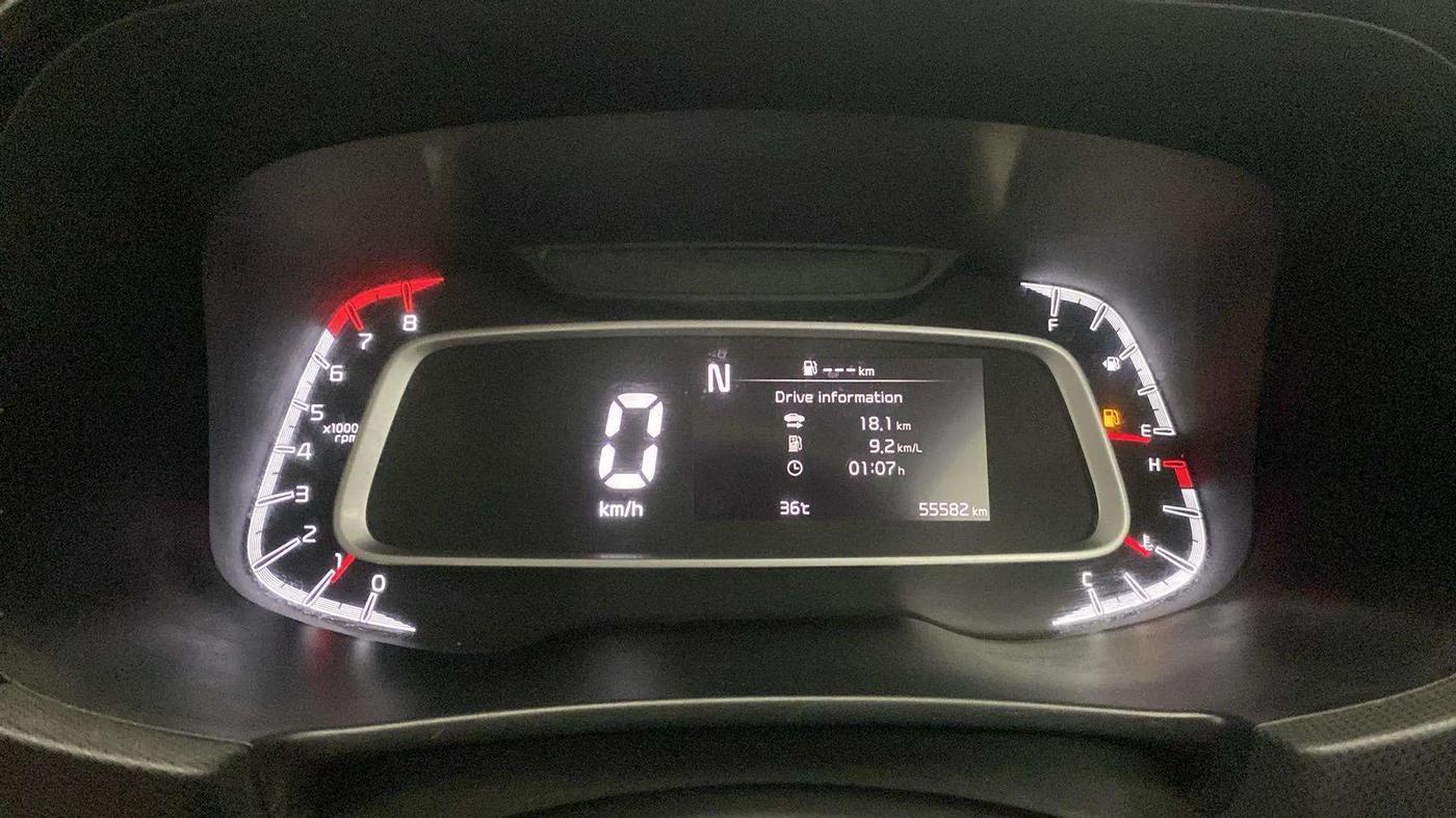 2022 KIA SONET HTX 1.0 IMT, Petrol, Manual, 55,601 km, Odometer Image