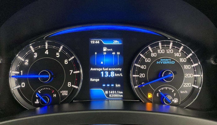 2019 Maruti Ciaz DELTA 1.5 SHVS MT PETROL, Petrol, Manual, 62,071 km, Odometer Image