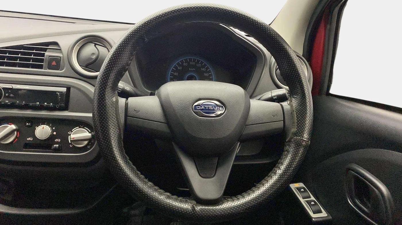 2019 Datsun Go A, Petrol, Manual, 53,734 km, Steering Wheel Close Up