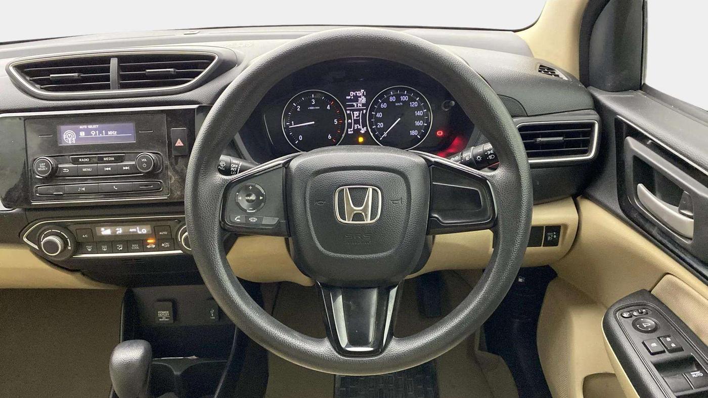 2018 Honda Amaze 1.5L I-DTEC V CVT, Diesel, Automatic, 46,985 km, Steering Wheel Close Up
