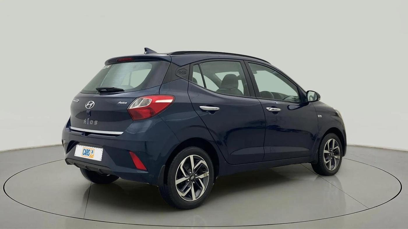2020 Hyundai GRAND I10 NIOS ASTA AMT 1.2 KAPPA VTVT, Petrol, Automatic, 49,149 km, Right Back Diagonal