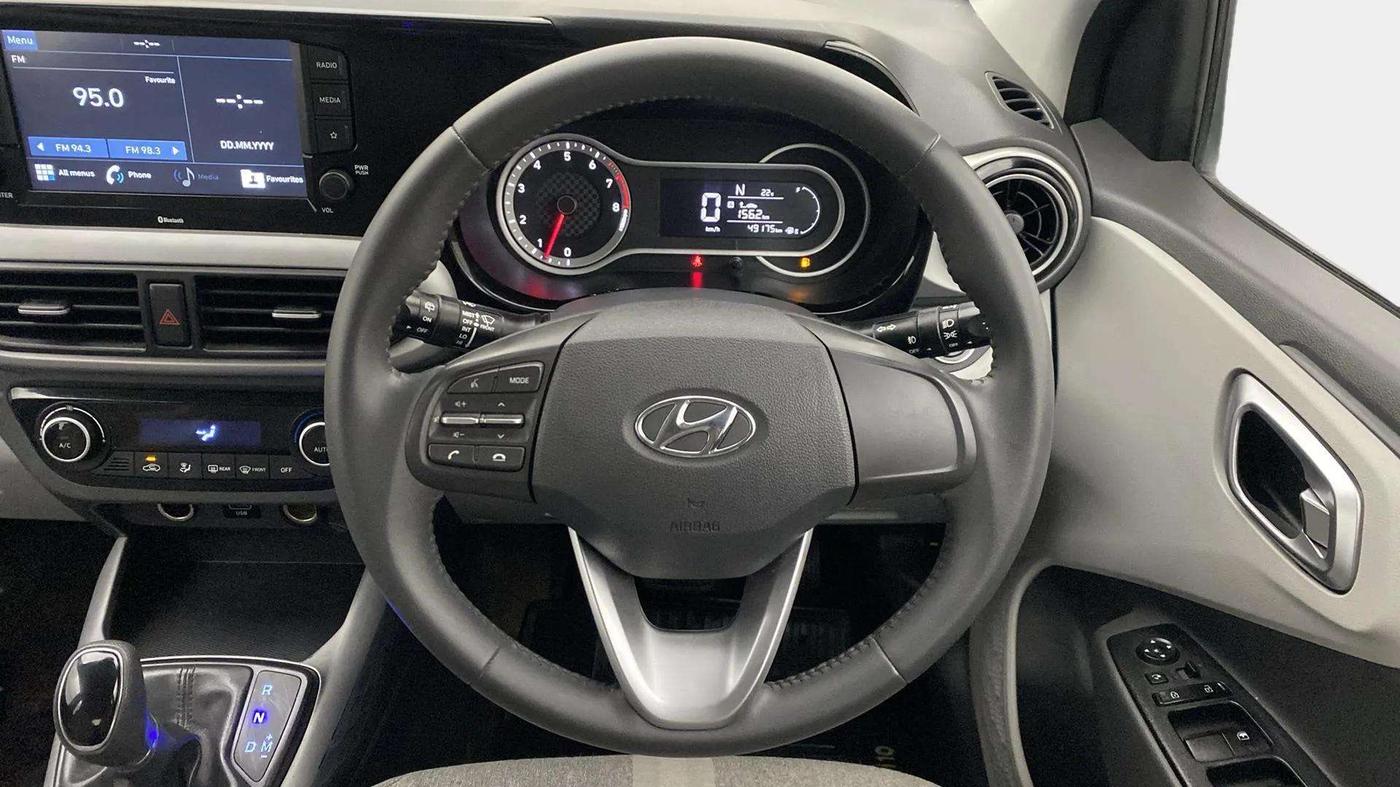 2020 Hyundai GRAND I10 NIOS ASTA AMT 1.2 KAPPA VTVT, Petrol, Automatic, 49,149 km, Steering Wheel Close Up