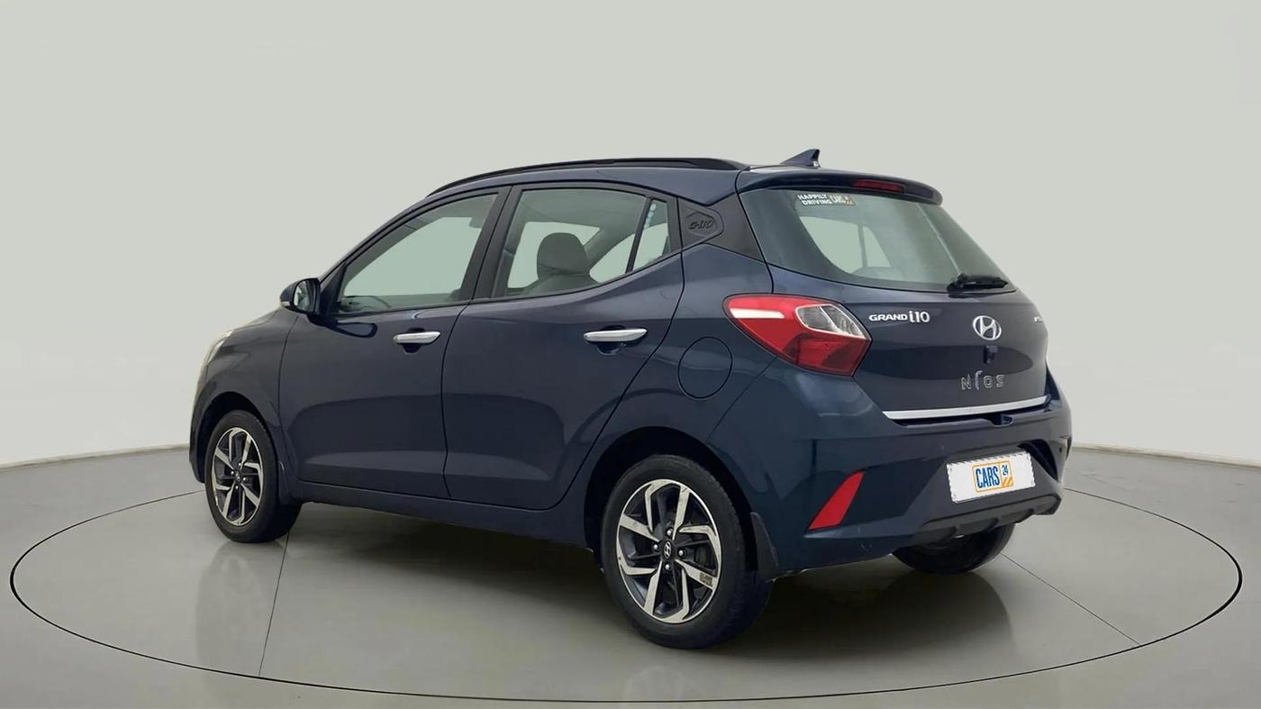 2020 Hyundai GRAND I10 NIOS ASTA AMT 1.2 KAPPA VTVT, Petrol, Automatic, 49,149 km, Left Back Diagonal