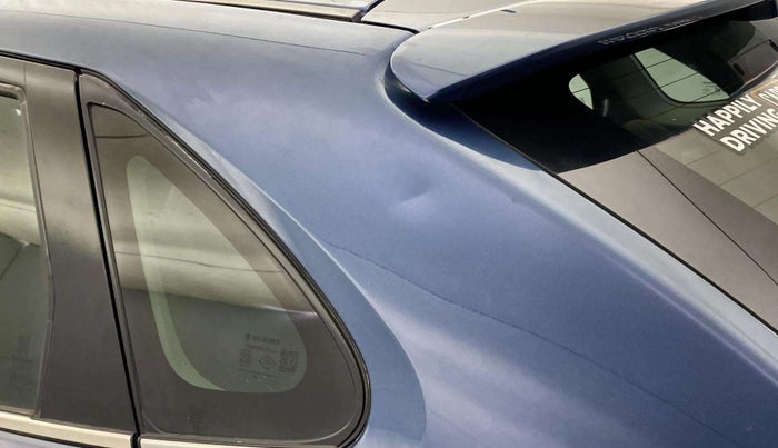 2017 Maruti Baleno ZETA CVT PETROL 1.2, Petrol, Automatic, 45,975 km, Left C pillar - Minor scratches