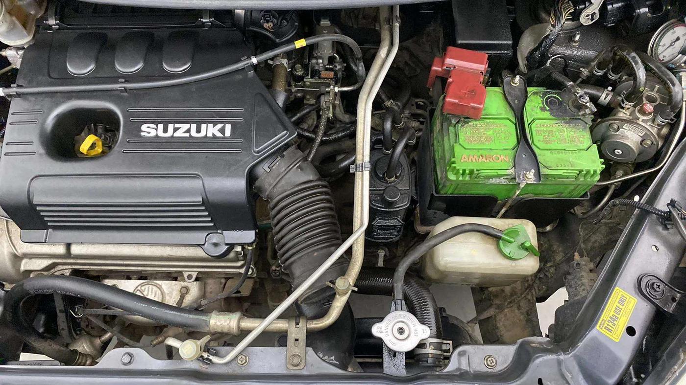 2013 Maruti Wagon R 1.0 LXI CNG, CNG, Manual, 94,252 km, Engine View - Left