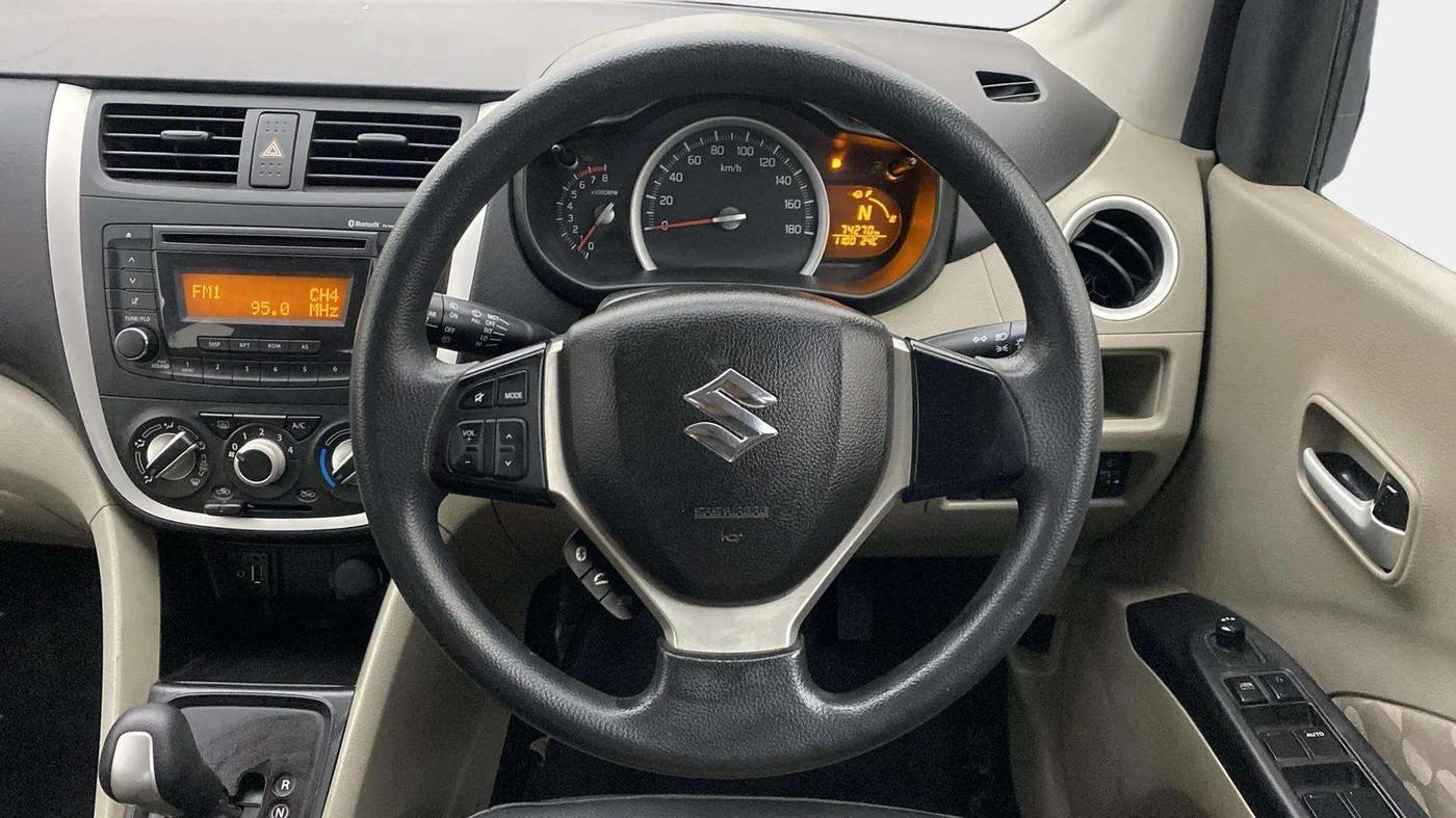 2017 Maruti Celerio ZXI AMT (O), Petrol, Automatic, 74,530 km, Steering Wheel Close Up