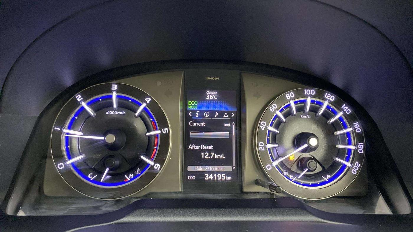 2020 Toyota Innova Crysta 2.4 VX 7 STR, Diesel, Manual, 34,186 km, Odometer Image