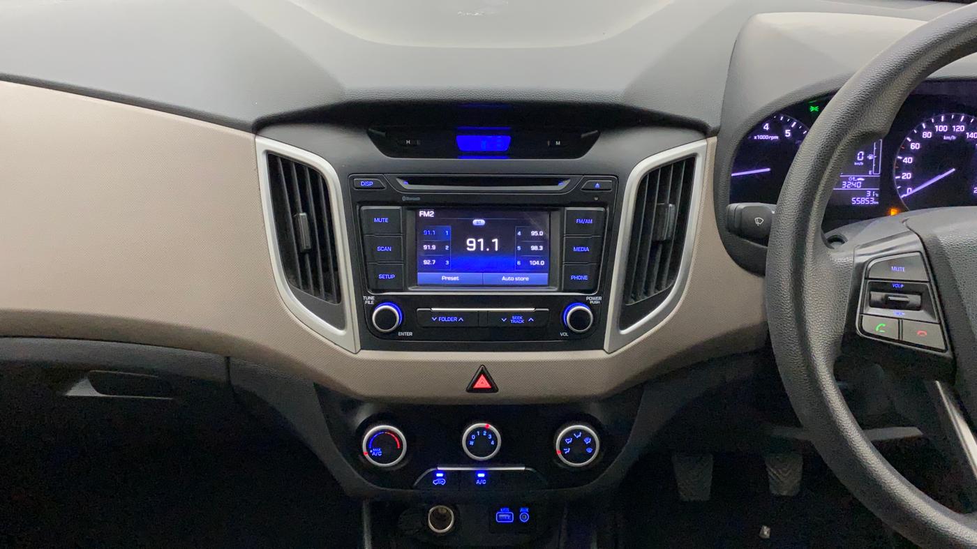 2017 Hyundai Creta E PLUS 1.6 PETROL, Petrol, Manual, 55,852 km, Air Conditioner