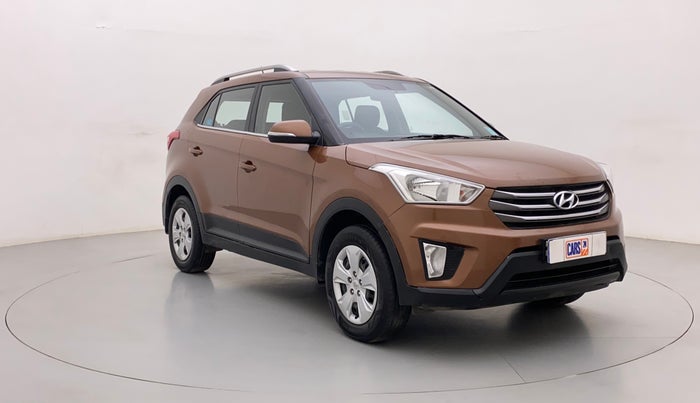 2017 Hyundai Creta E PLUS 1.6 PETROL, Petrol, Manual, 55,852 km, Right Front Diagonal