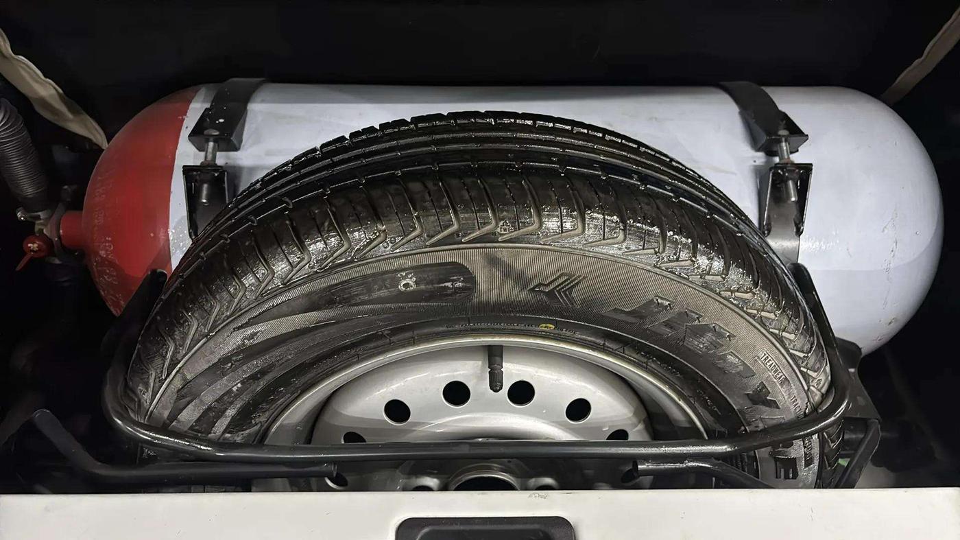 2020 Maruti New Wagon-R LXI CNG 1.0, CNG, Manual, 54,687 km, Spare Tyre