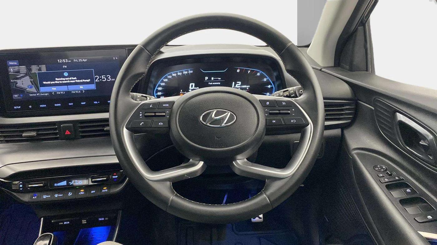 2021 Hyundai NEW I20 ASTA (O) 1.0 TURBO GDI DCT, Petrol, Automatic, 31,128 km, Steering Wheel Close Up