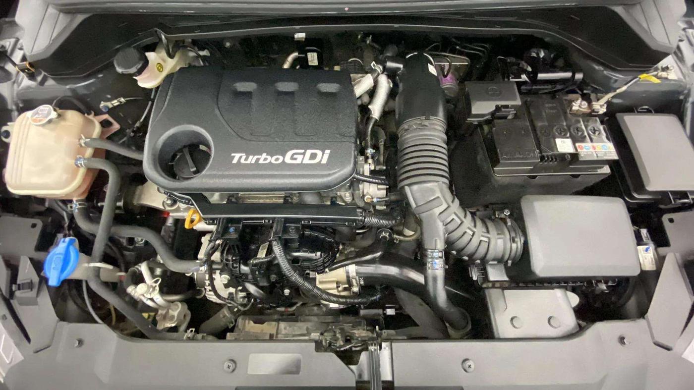 2021 Hyundai NEW I20 ASTA (O) 1.0 TURBO GDI DCT, Petrol, Automatic, 31,128 km, Engine View