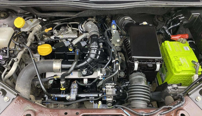 2021 Nissan MAGNITE XV PREMIUM TURBO CVT DUAL TONE, Petrol, Automatic, 35,148 km, Engine View